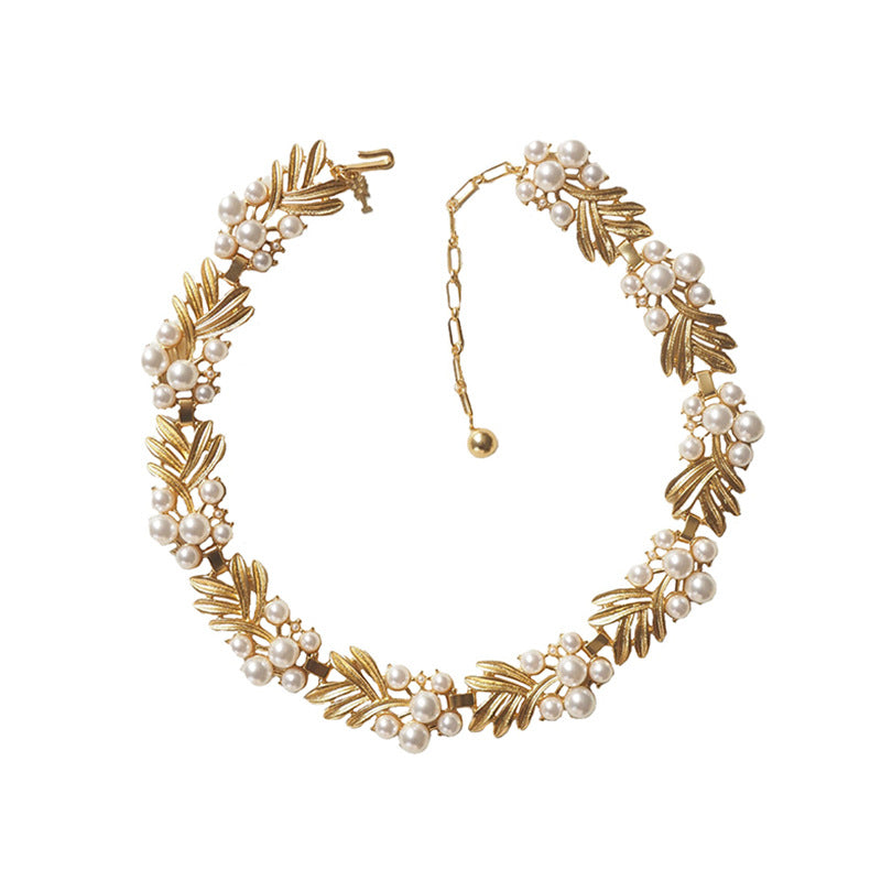 Pearl Grape Trifari Vintage Necklace