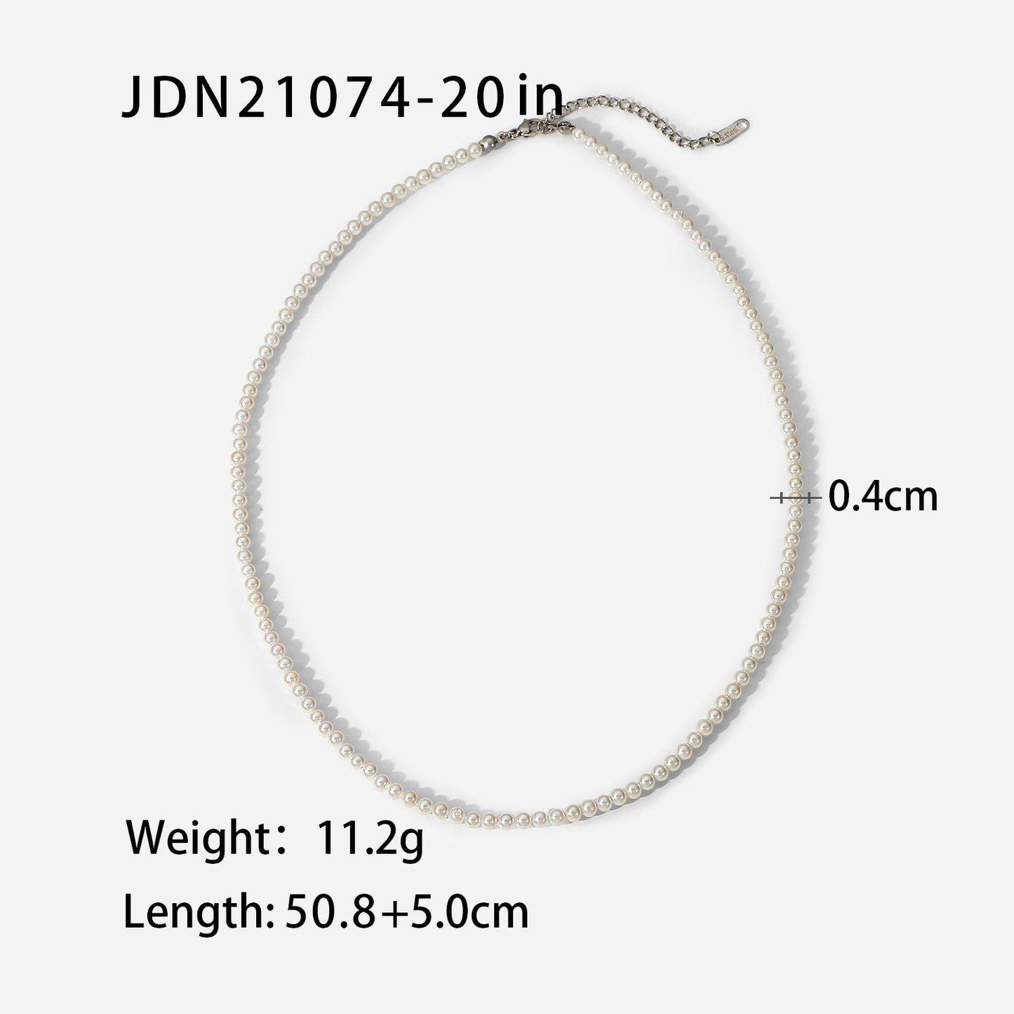 4mm Freshwater Cultured Pearl Necklace