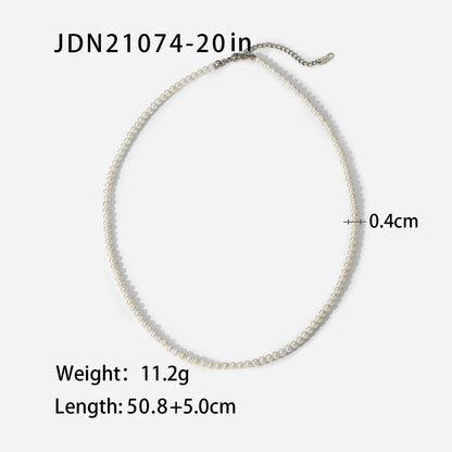 4mm Freshwater Cultured Pearl Necklace