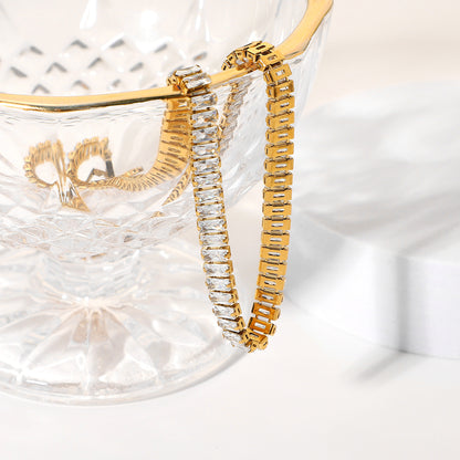 18K Gold Plated 6mm Geometric  Necklace