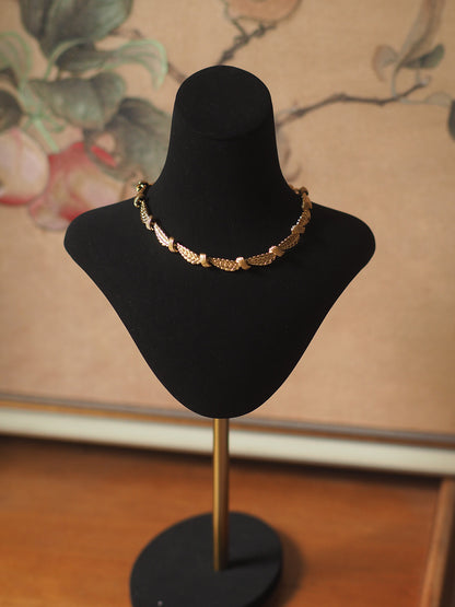 Monet Wheat Vintage Necklace