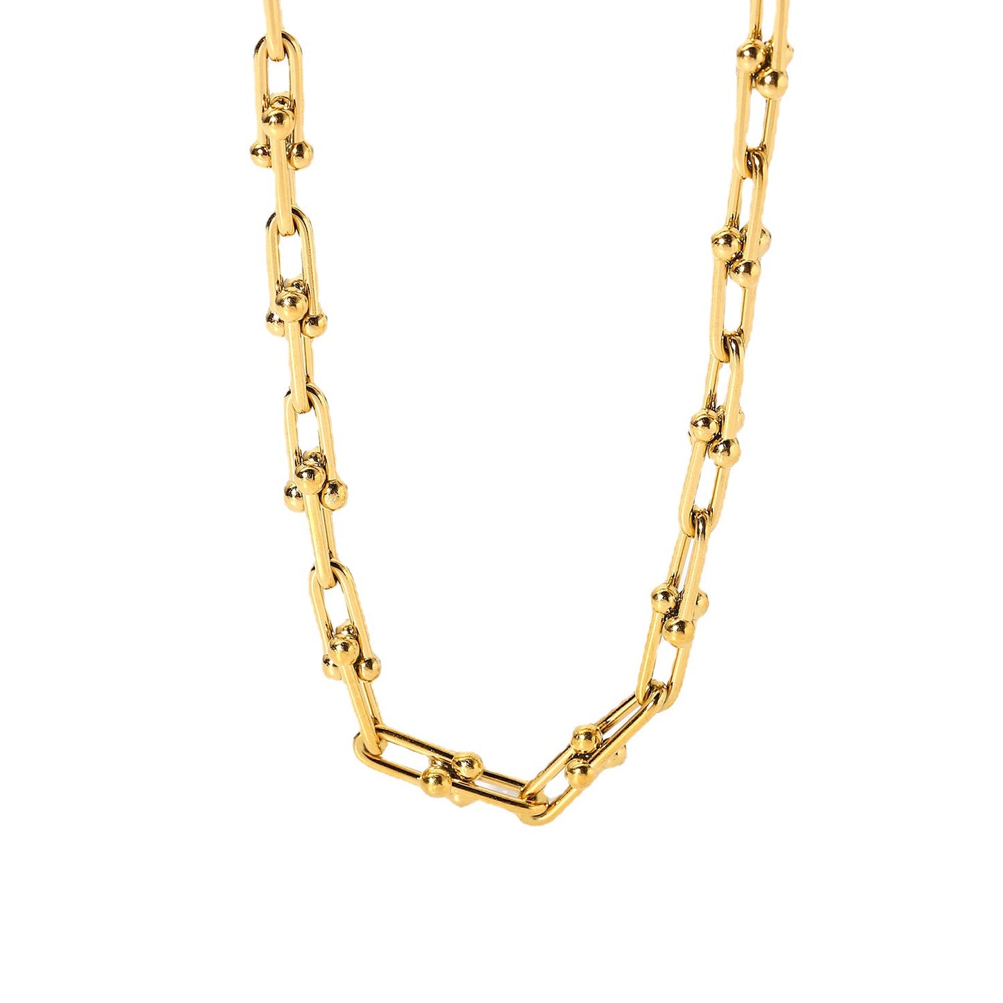 U Sharp Chain Necklace
