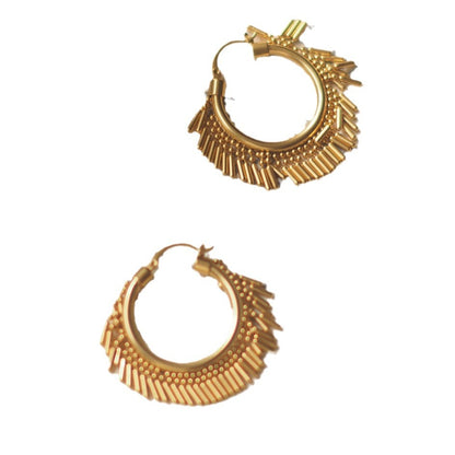 Tassel Hoop Earrings