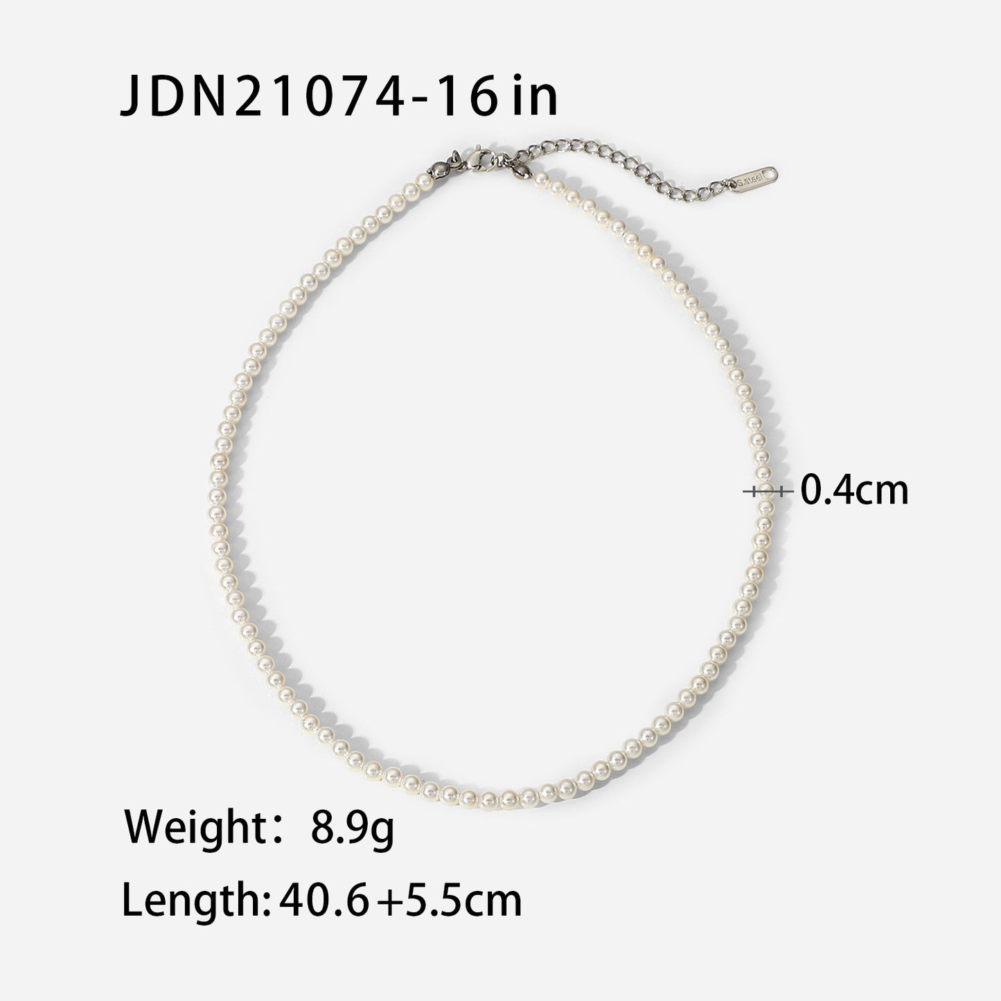 4mm Freshwater Cultured Pearl Necklace