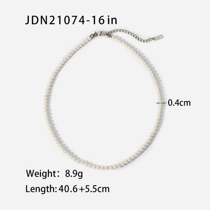 4mm Freshwater Cultured Pearl Necklace