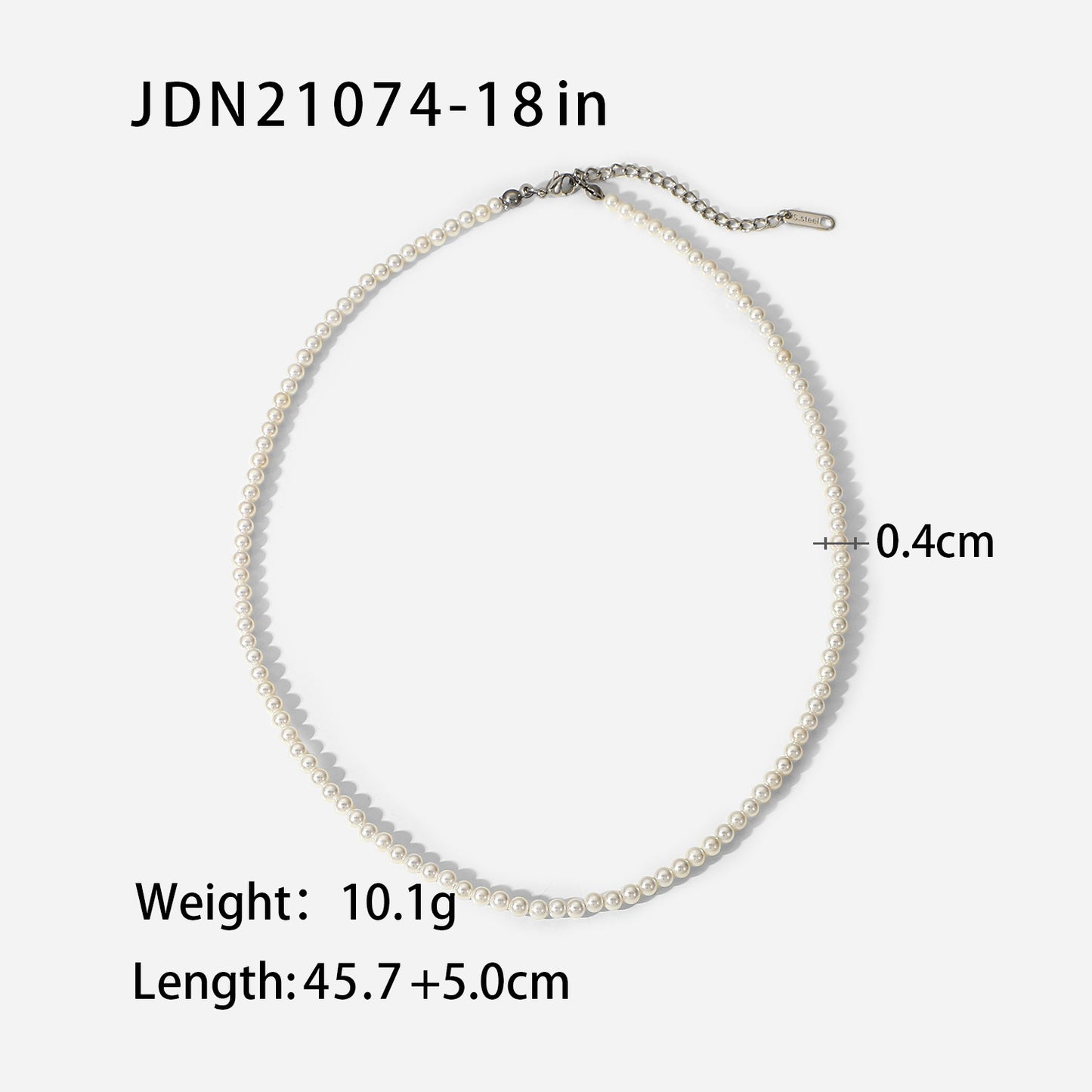 4mm Freshwater Cultured Pearl Necklace