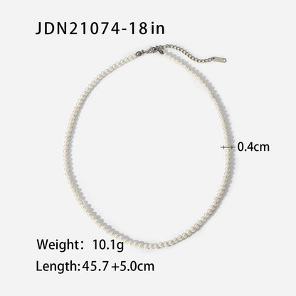 4mm Freshwater Cultured Pearl Necklace