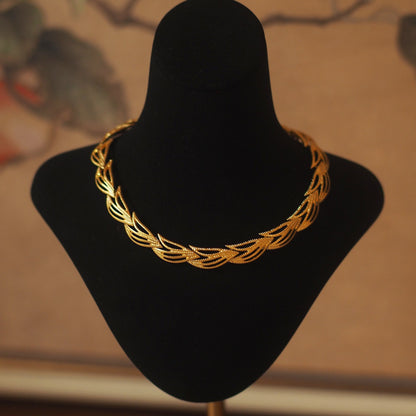 Gold Leaf Necklace